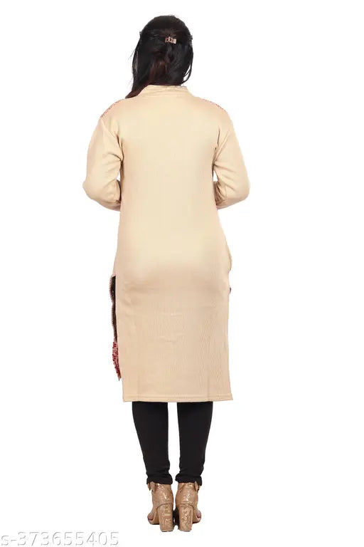 Beautyfull woolen kurti for women