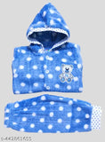 Kids Winter Wear Baby Boy Sweater Set- Sky Blue