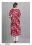 New Trendy Stylish Beautiful Flower Printed Anarkali Kurti for Women's Ethnic Wear Midi Gown