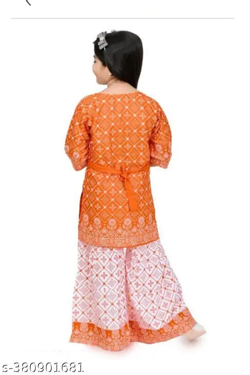 Mariam dresses New Girls Stylish KARARA GARARA SHARARA Kurta Set For Girls Wear Dress