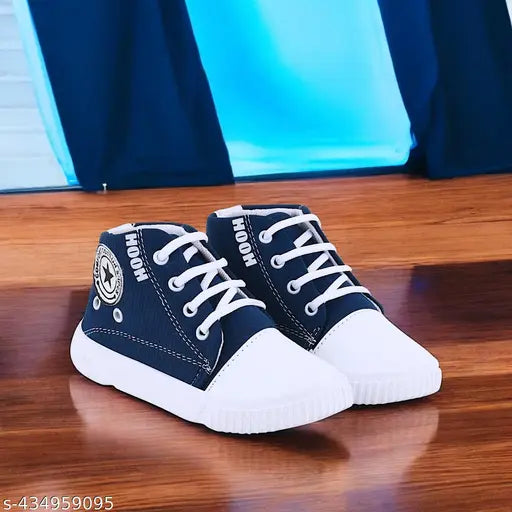 Boys and Girls Indain Walking Sport fancy part wear daily use, indoor outdoor, skin friendly, Lightweight Shoes (1 Years To 13 Years ) Fancy Shiny White blue