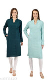 CHRISTY'S COLLECTION Women's Pack Of 2 Woolen Kurta