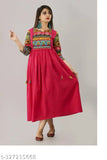 Rayon Full Printed Long Kurti Anarkali