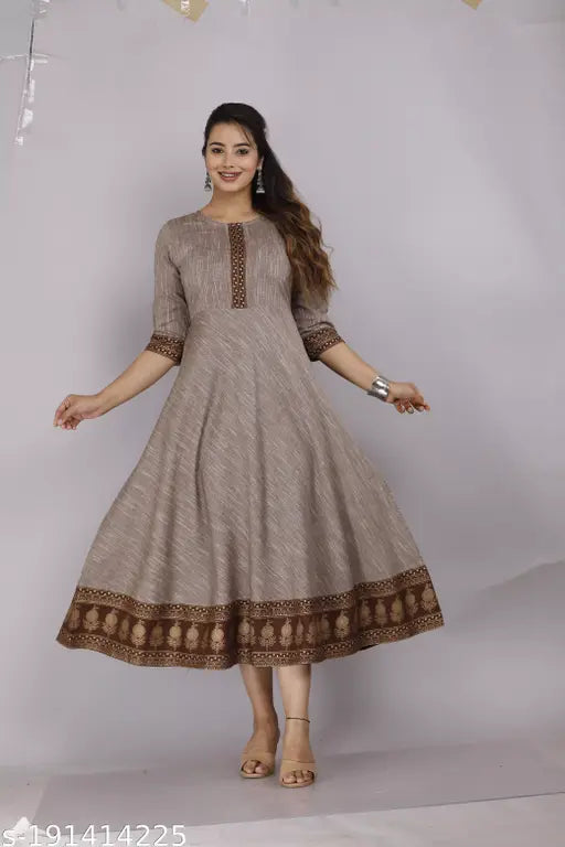 Anarkali Kurti Latest Anarkali Kurti Chinkenkari Anarkali Jaipuri Anarkali kurti