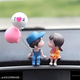 Car Dashboard Accessories Cute Cartoon Couples Action Figure Figurines Balloon Ornament car Dashboard Toys