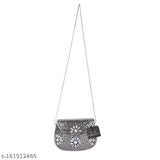 Handmade Metal Bag Silver 3 half Sheep Flower