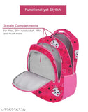 Frantic Polyester 26 L School Backpack With Pencil School Bag Class 1 to 8 Daypack(RR_Rani_Cat_Dog_2024_A)