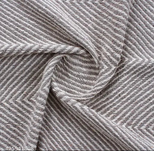 asr Super Soft Chevron Cotton Throw for Sofa, Bed & Couch | Breathable & Soft Throw Blanket | Taupe Colour | 60 x 80 inches | 1PC |