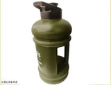 Gallon Water Bottle For Gym / Shaker / Sipper For Proteins/ BCAA / Creatine - 2200ML - Army Green