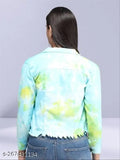 Women's Casual Regular Fit Tie & Dye Jackets