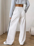 Tamina Women White Stripe Jogger