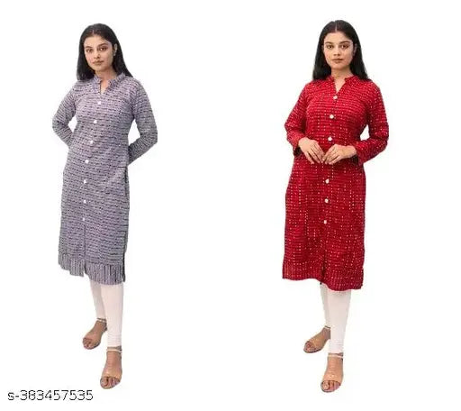 Anikrriti's Combo Woolen Kurti Set for women