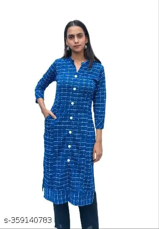 Anikrriti's Woolen Blue Kurti for Women