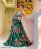 green miror work digital printed lehengha choli