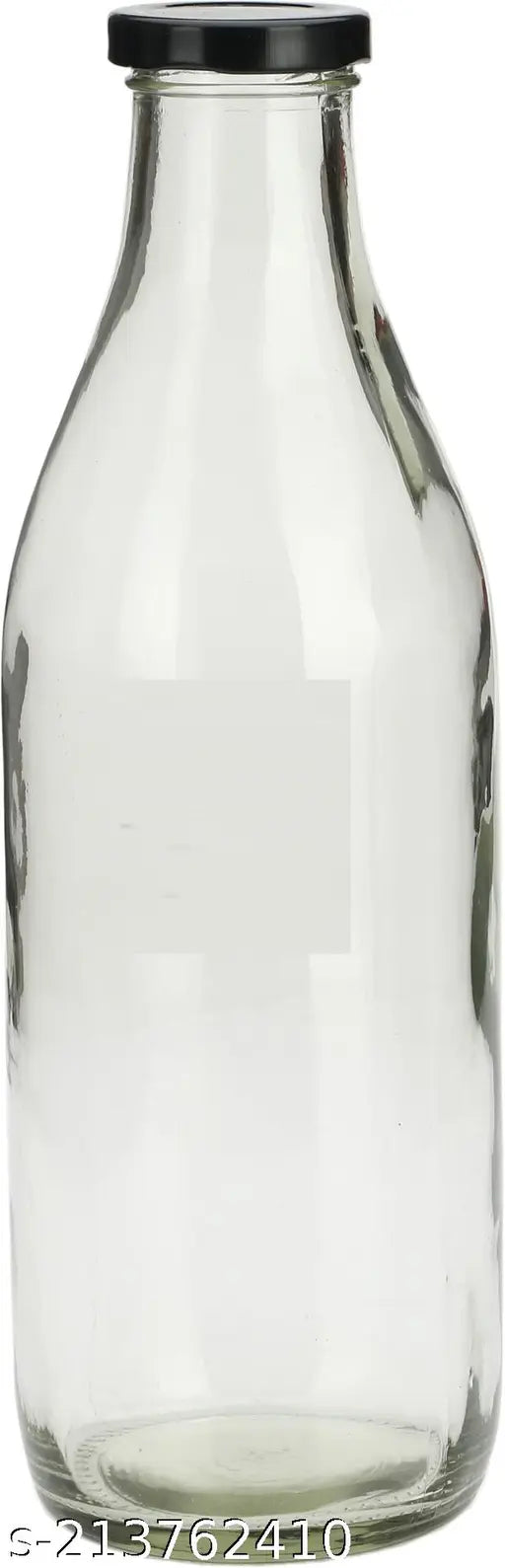 Somil Stylish Kitchen Storage & Serving Glass Bottle With Metal Lid, 1000, Pack Of 3