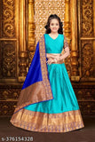 SHAVIDR Traditional Wear South Indian Lehenga Choli For Girls