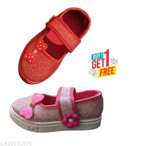 Combo No of 2 Stylish printed casual Shoes For Girls