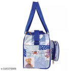 Daiper bag Blue Colour One Size, New Born Baby Multipurpose Mother Bag With Holder Diapper Changing Multi Compartment For Baby Care And Maternity Handbag Messenger Bag Diaper Nappy Shoulder Bag Diaper Bag For Baby Multipurpose Mother Bag Cotton Fabric