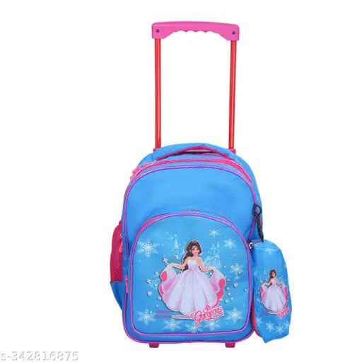 Indian Riders Wonder girl School Kids Bag with pencil_box, bag- 16 Inches- Queen Pink School Bag Trolley Bag Waterproof Trolley (BLUE, 20 L) Waterproof Trolley (Blue, 20 L)