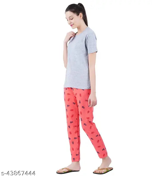 Women's Printed Pyjama Pant | ( Pack of 2 )