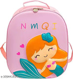 Preschool Kids School Bags Cute Baby Backpack for Baby Girls- Pink (Mermaid)