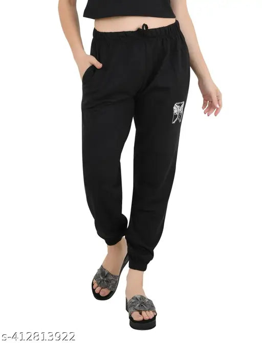 Black BTS Style Comfy Trendy Fashionable Pyjama for Women