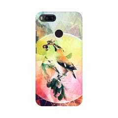 Colorful Texture with Bird Mobile case cover - GillKart