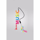 Love Music Colorful Text Mobile Case Cover - GillKart