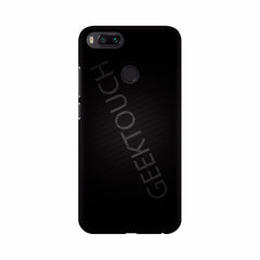 Black Background with text Mobile Case Cover - GillKart