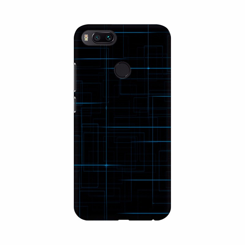 Dark Blue Lines wallpapers Mobile Case Cover - GillKart