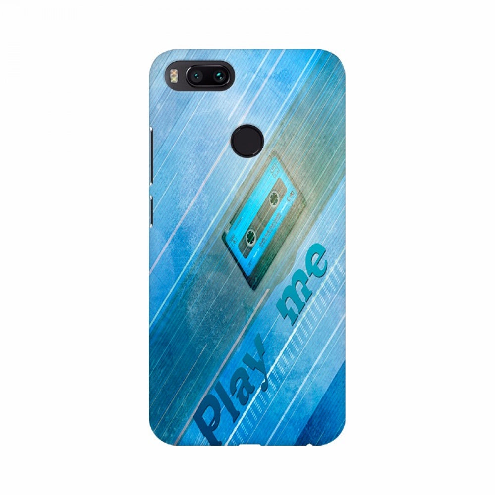 Abstract Blue color cassette Mobile Case Cover - GillKart