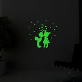 Green Galaxy Of Stars Radium Wall Sticker - GillKart