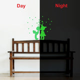 Green Galaxy Of Stars Radium Wall Sticker - GillKart