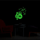 Green Decorative Radium Wall Sticker - GillKart