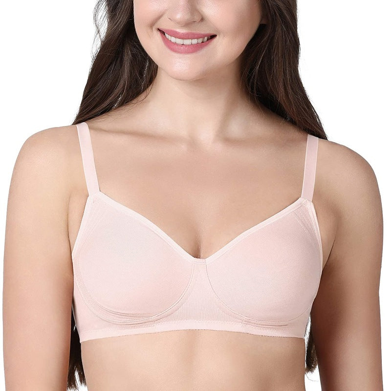 Enamor Women'S Side Support Shaper Supima Cotton Everyday Brassiere (Model: A042, Color: Pearl, Material: Cotton) - GillKart
