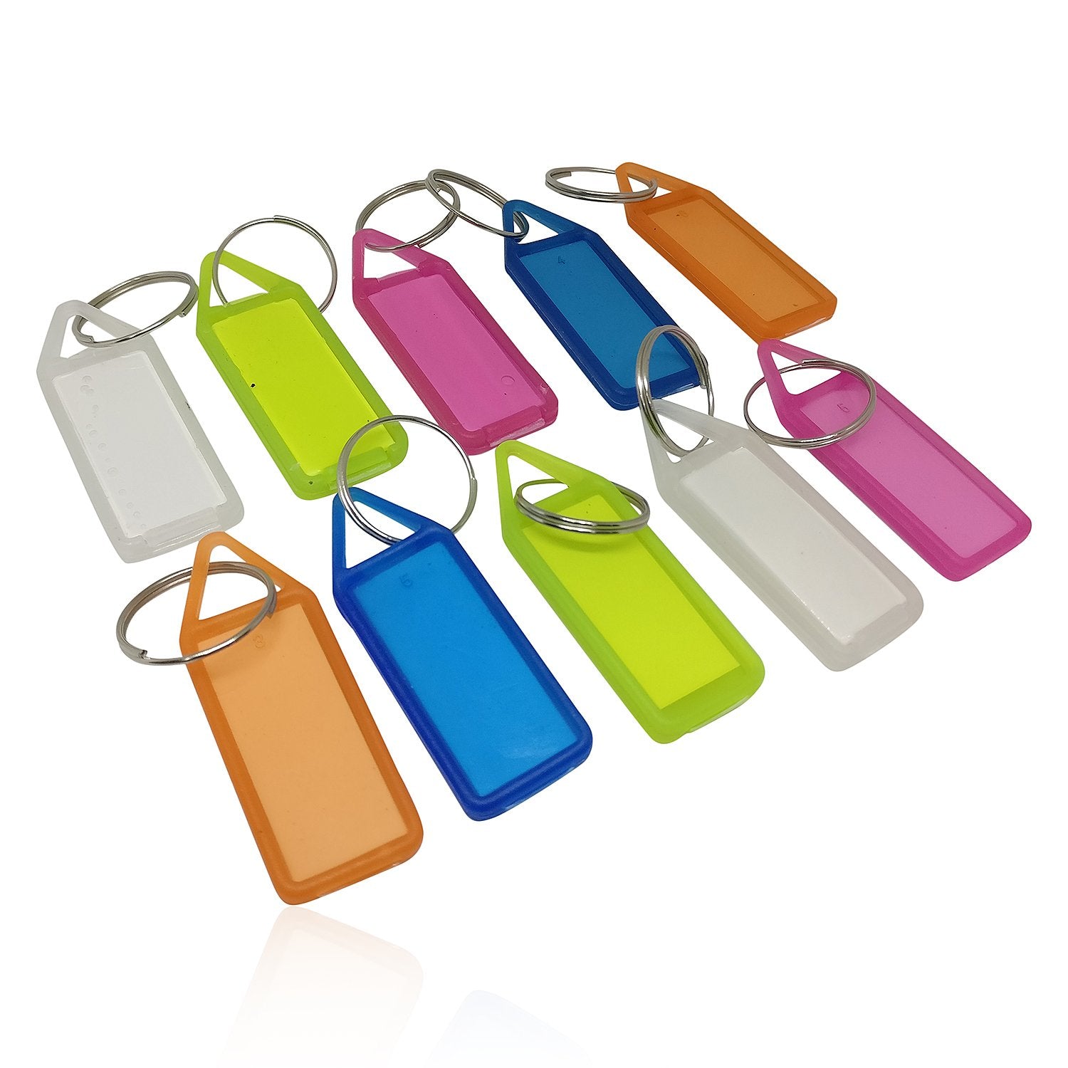 Pack Of 35_Plain Label Key Chain (Color: Assorted) - GillKart