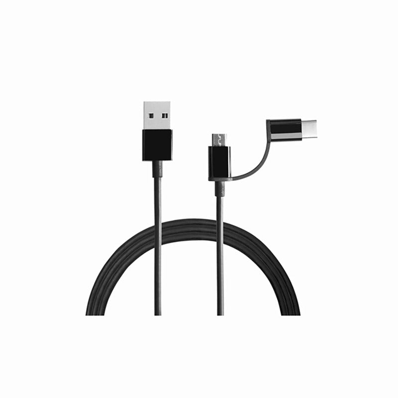 2_In_1 Usb Cable (Micro Usb To Type_C (Color: Assorted) - GillKart