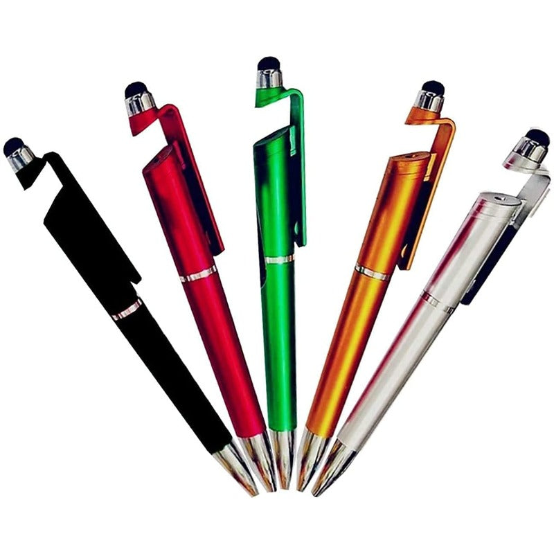 Pack Of_10 Pen Mobile Phone Holder (Color: Assorted) - GillKart