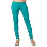 Women's Cotton Leggings (Color:Sky Blue) - GillKart