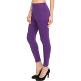 Women's Cotton Leggings (Color:Purple) - GillKart