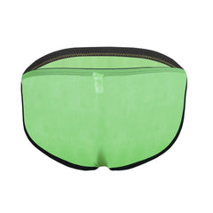 Men's Mesh Power Net Transparent Sexy Brief Underwear (Green) - GillKart