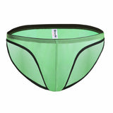 Men's Mesh Power Net Transparent Sexy Brief Underwear (Green) - GillKart