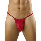 Men's Cotton Spandex G String Pouch Underwear Underwear (Red) - GillKart