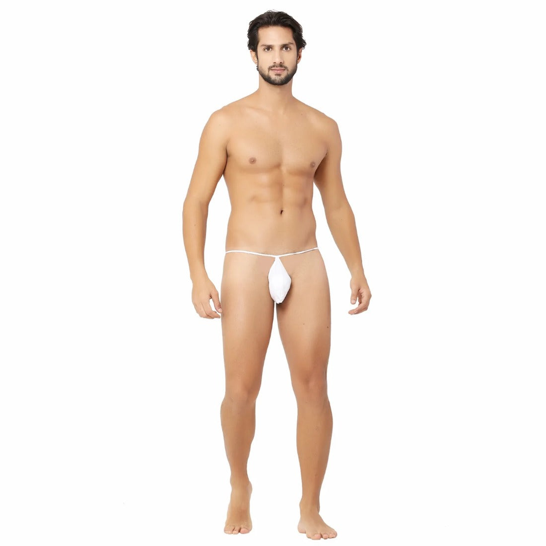 Men's Cotton Spandex Soft Underwear Underpant Briefs Underwear (White) - GillKart