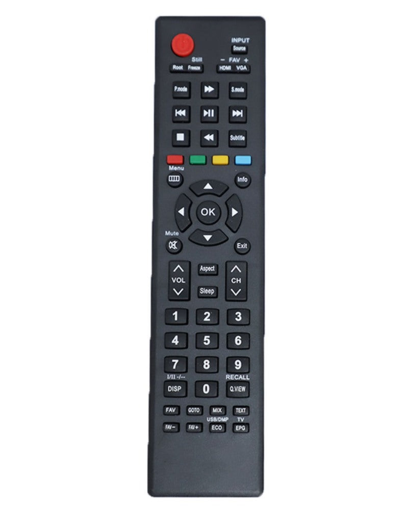 LED/LCD Remote No. MX02, Compatible with Micromax LCD/LED TV Remote Control (Exactly Same Remote will Only Work) - GillKart