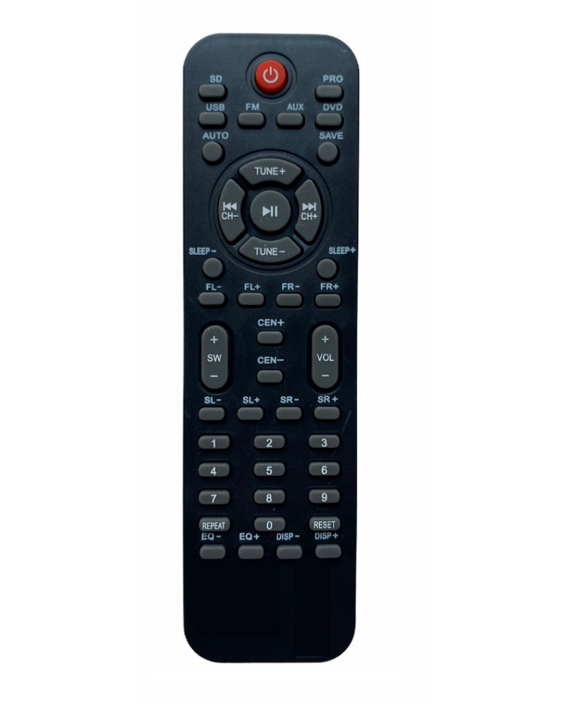 12 in 1 Home Theatre Remote, Compatible with Santosh, Oscar, Target, Takai Home Theatre Remote (Exactly Same Remote will Only Work) - GillKart