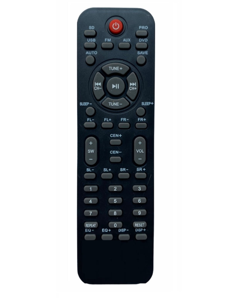 12 in 1 Home Theatre Remote, Compatible with Conic, Beston, Deltron, Hybon Home Theatre Remote (Exactly Same Remote will Only Work) - GillKart