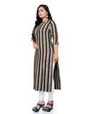 Women's Cotton Printed Straight Kurti (Multi Color) - GillKart