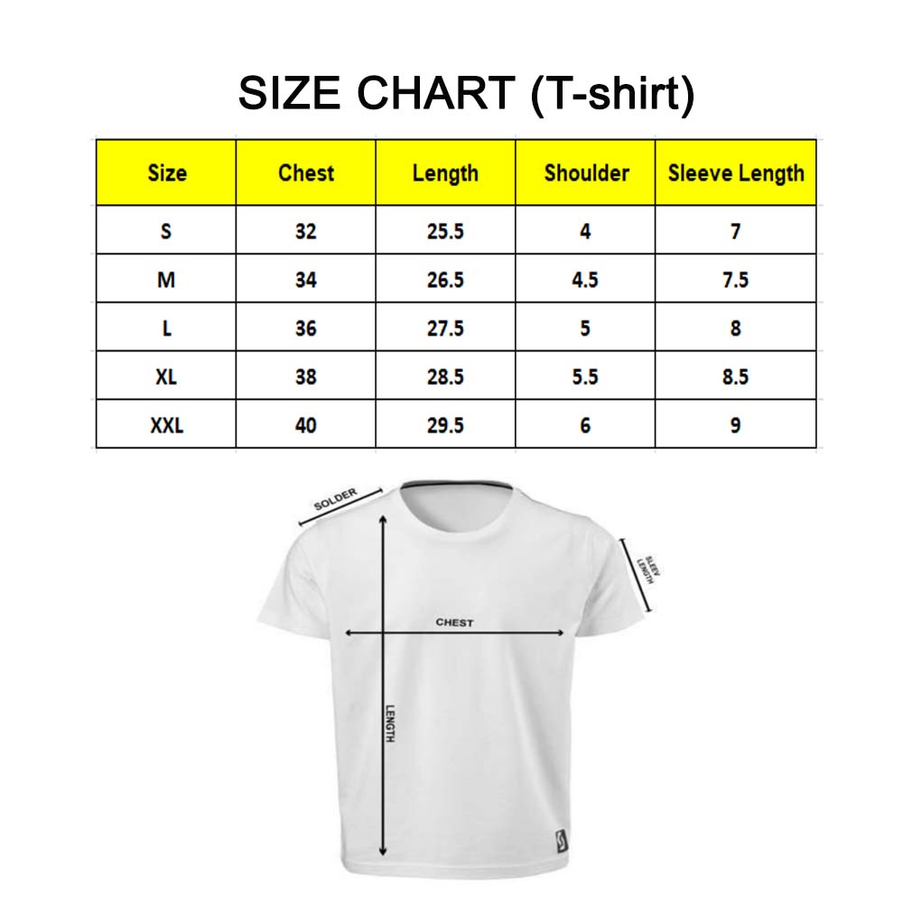 Men's PC Cotton Telugu Desing Printed T Shirt (Color: White, Thread Count: 180GSM) - GillKart