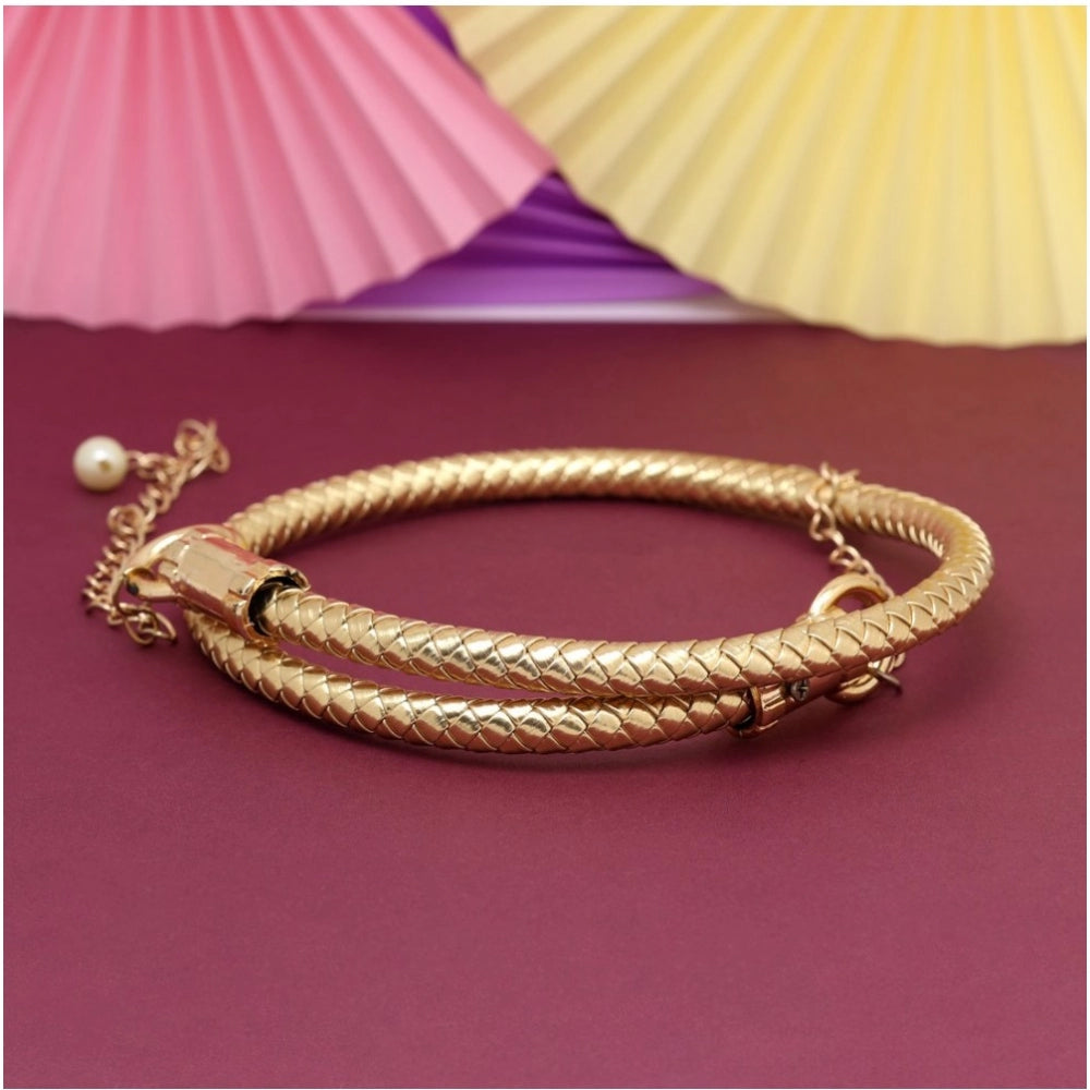 Women's Gold Color Kamarband Waist Belt For Women//Girls Adjustable Chain - GillKart